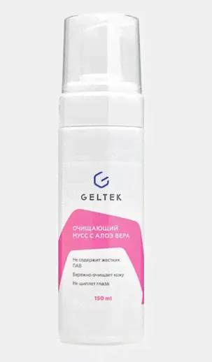 Гельтек Home Care мусс для лица очищающий с Алоэ вера, 150мл-1